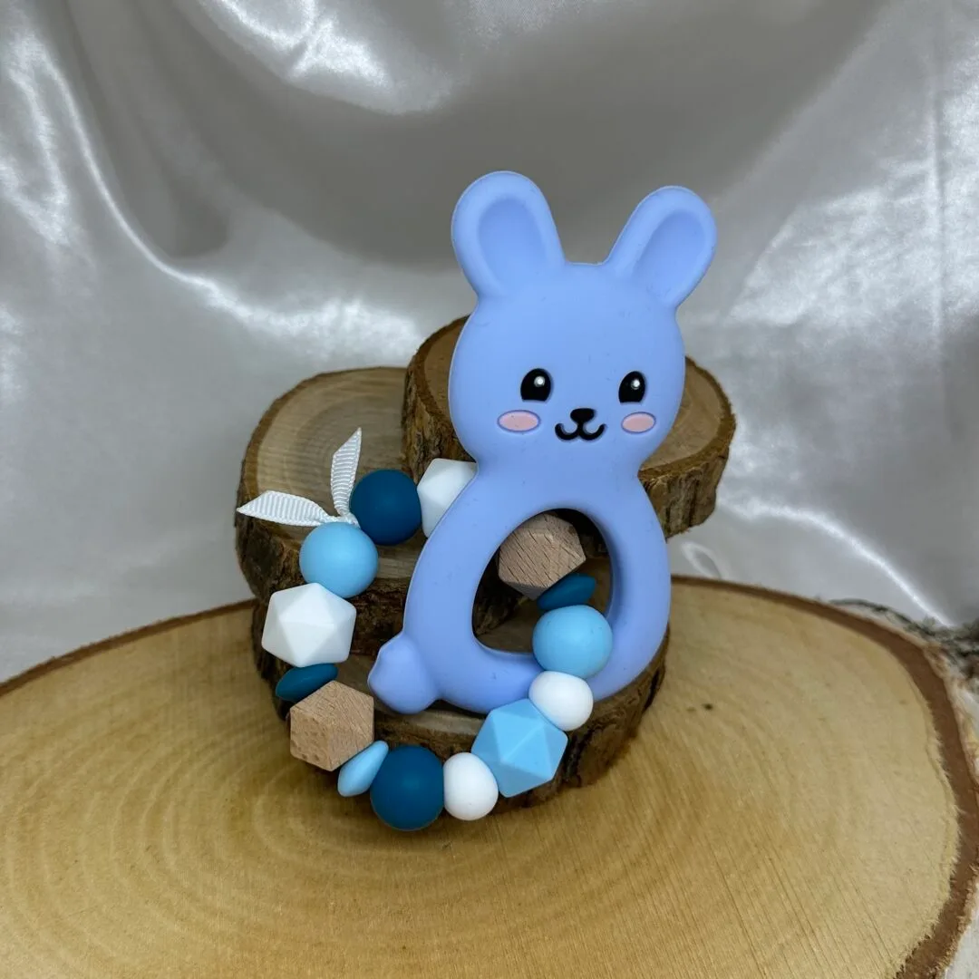 Anneau de dentition Lapin bleu
