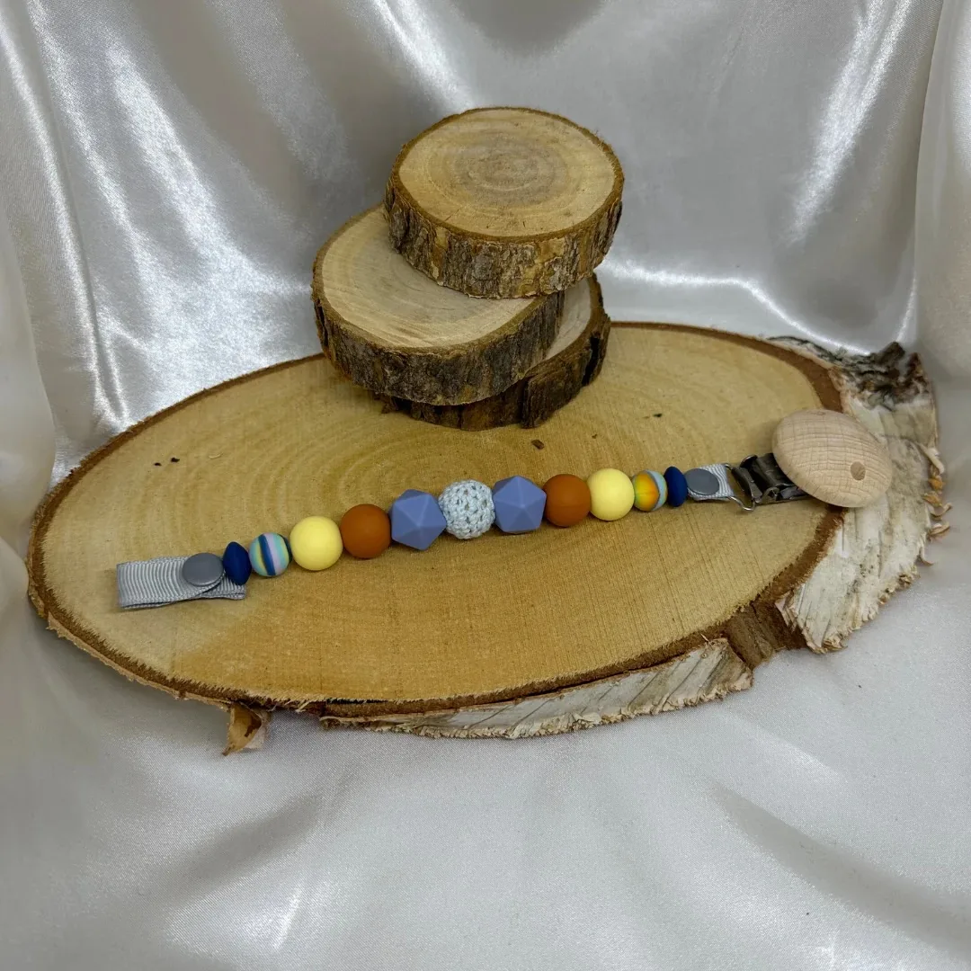 Attache-sucette arlequin