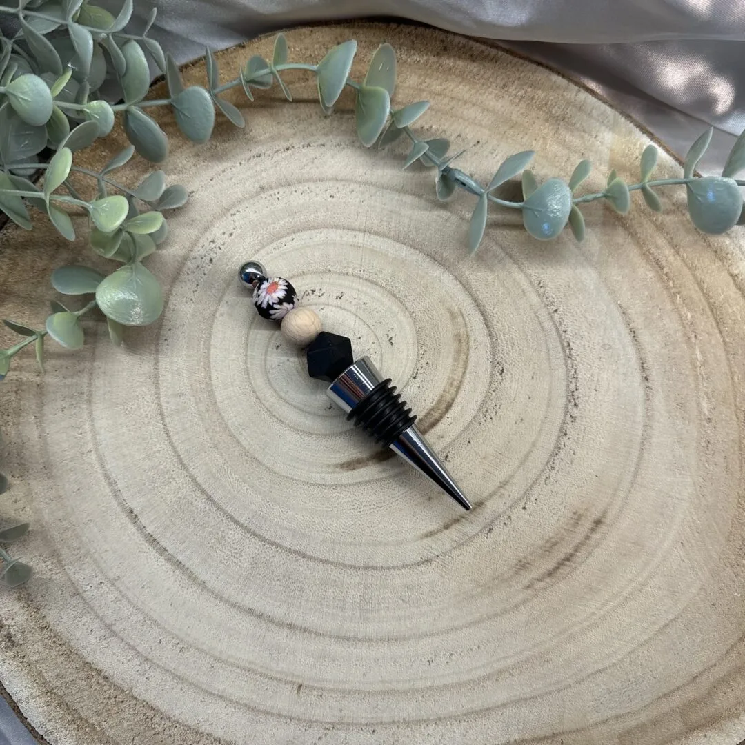 Bouchon à vin Black Daisy