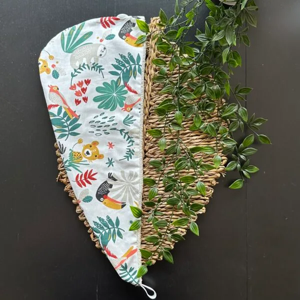 Serviette cheveux enfant jungle