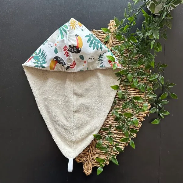 Serviette cheveux enfant jungle