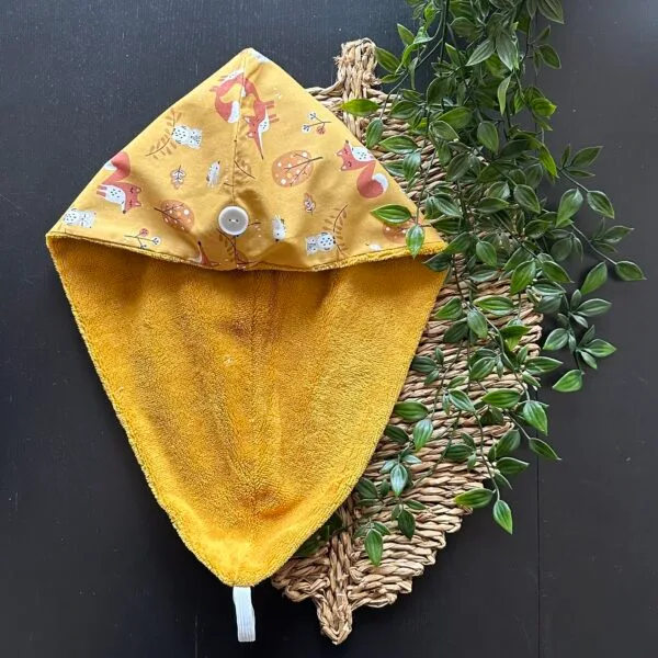 Serviette cheveux enfant Renard