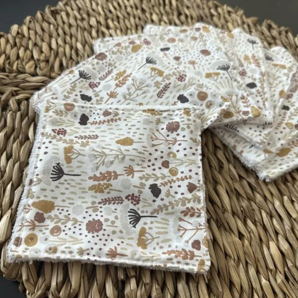 Lingette lavable Automne