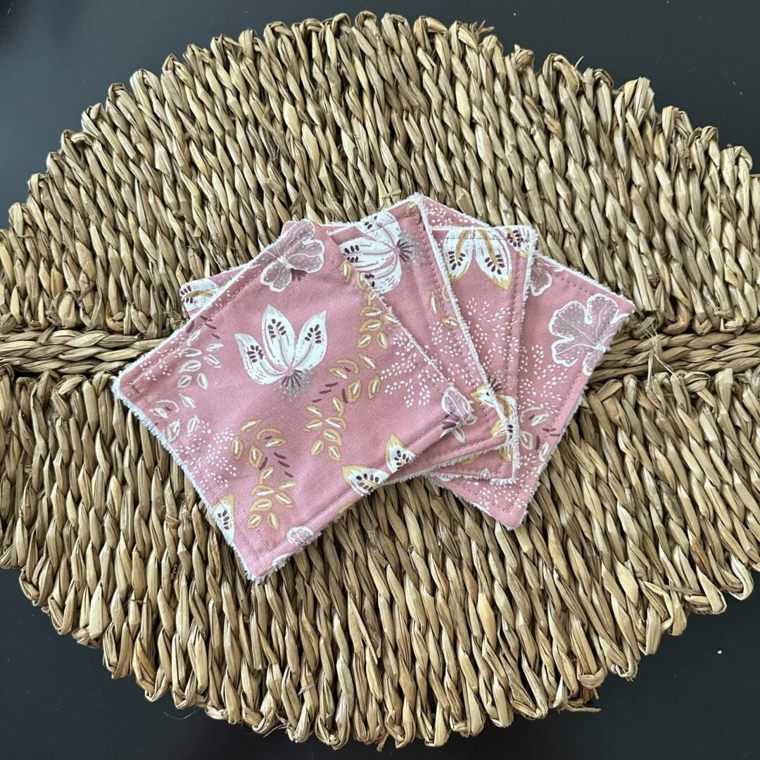 IMG_9126 Lingette lavable vieux rose