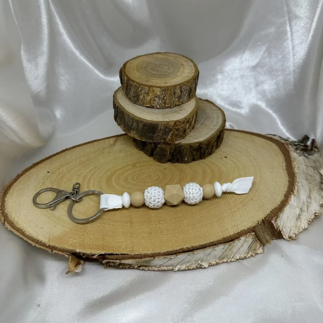 Porte-clé uni Oatmeal