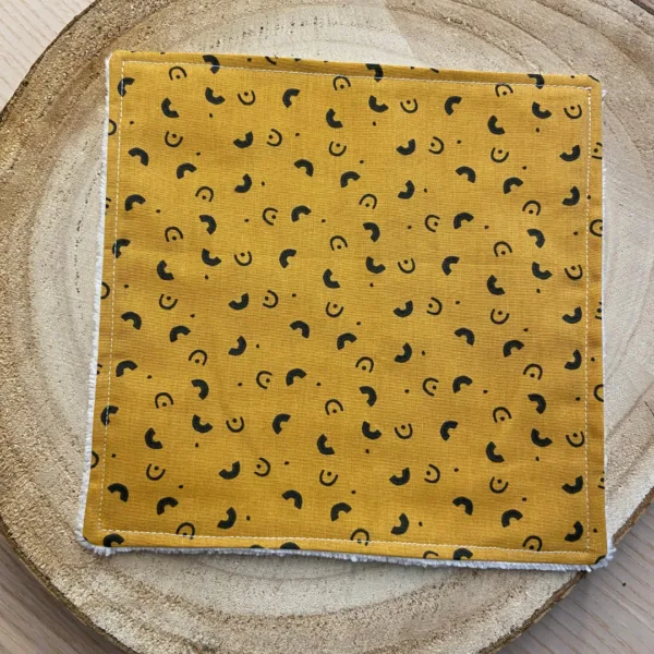 Serviette visage Jaune