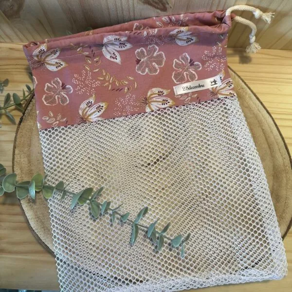 Filet de lavage vieux rose