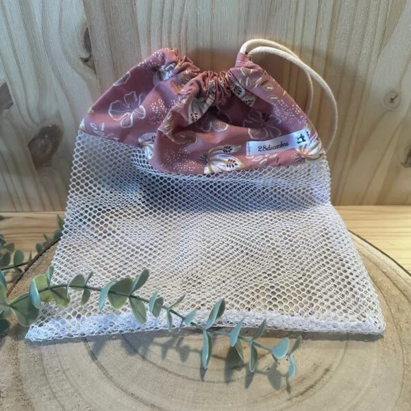 Filet de lavage vieux rose