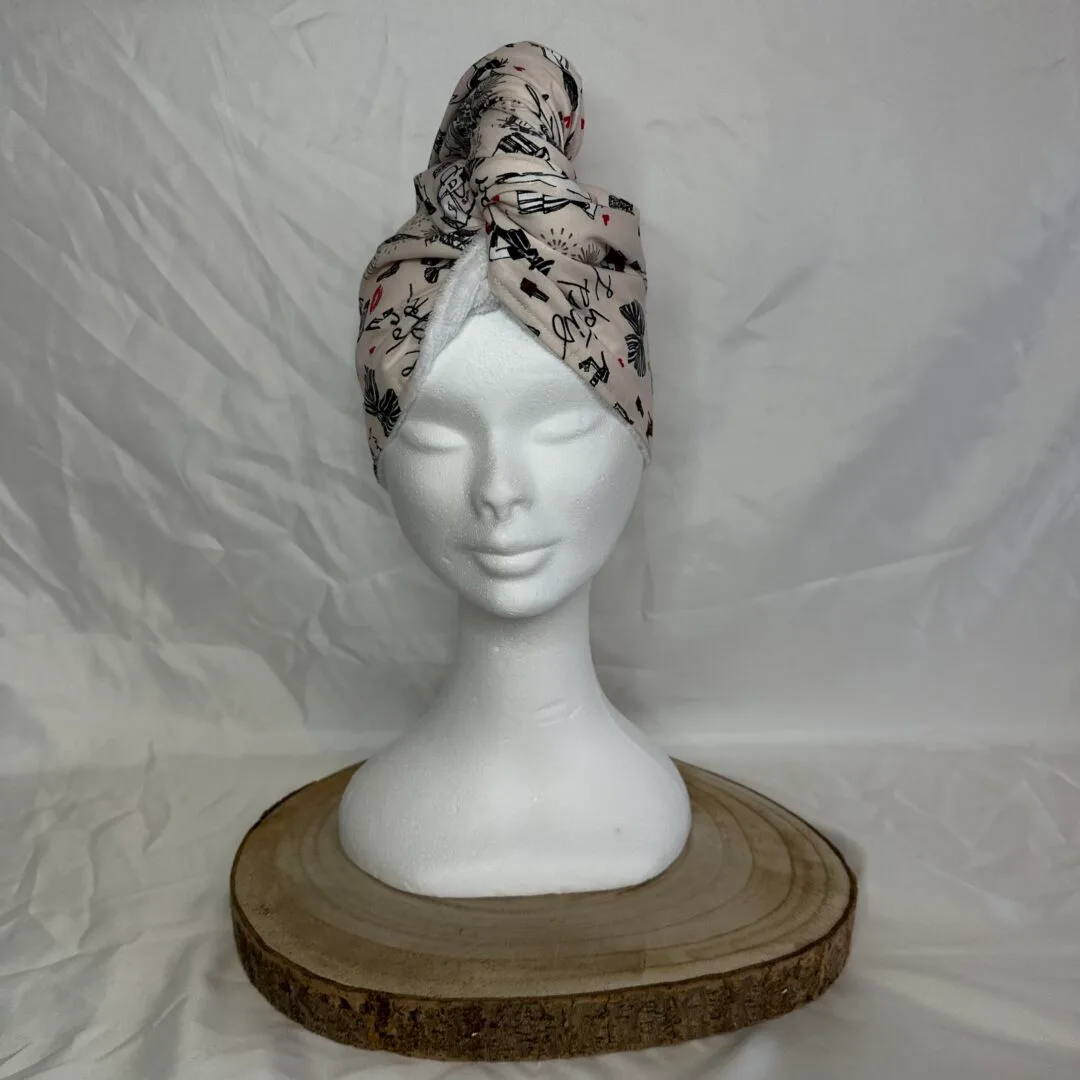 Serviette cheveux Girly