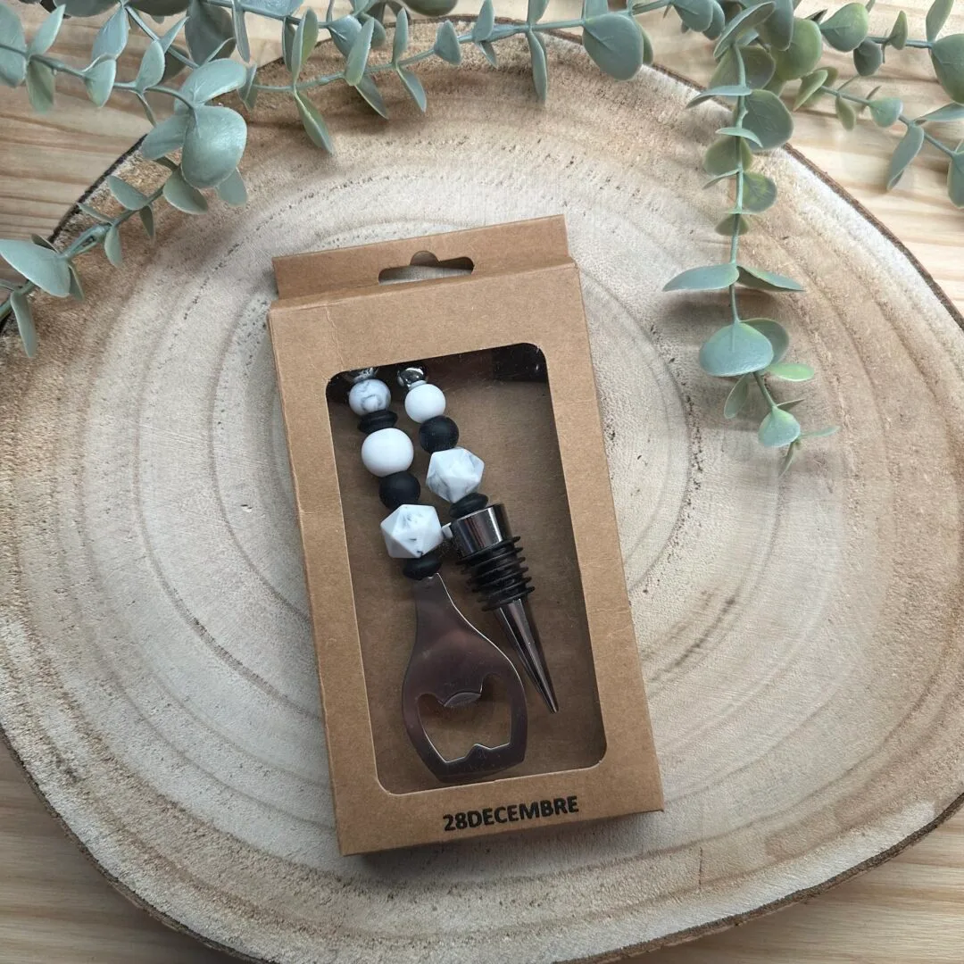 Duo décapsuleur/bouchon à vin